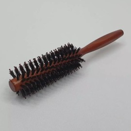 p1 우드 드라이 롤빗 브러쉬 2호 헤어롤빗 P1 Wood Dry Roll Bristle Brush 2 Hair Roll Brush