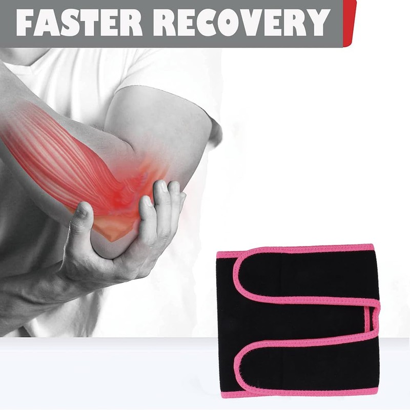 Elbow Brace, Polyester Fibre Adjustable Elbow Support, Night Sleep, Breathable