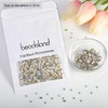 Beadsland 1440 pieces flat back rhinestones, nail crystals rhinestones for