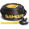 SAMOUT Synthetic Winch Rope Cable Kit: 3/8in x 92ft 25500LBS
