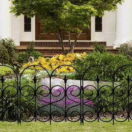Origin Point Magnolia Classic Decorative Steel Landscape Border Fence Section