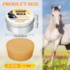 Dansib 2 Pcs Hoof Wax 7 oz Horse Hoof Wax