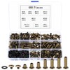 480 Pieces Chicago Book Screws Kit, M4/M5 Chicago Screws, Screw