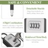 KeeKit Key Lock Box, Key Safe Box with Removable Shackle