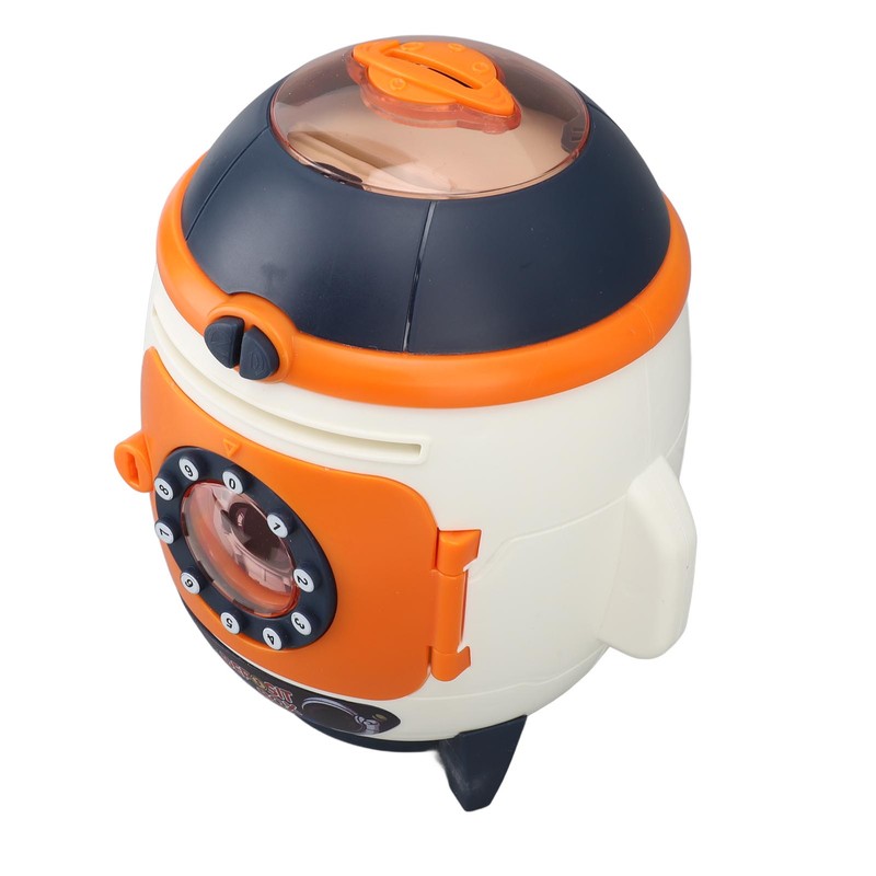 Piggy Bank Rocket Look Lighting Effect Large Capacity Password Money