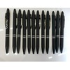 Alpha Metal 30 Misprint Pens Bulk Lot Metal Soft Touch Alpha Stylus Click Pen Black Ink