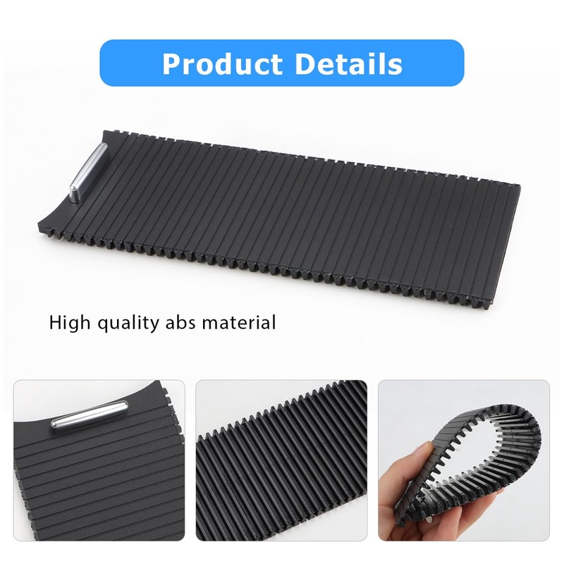 KOLOME Car Center Console Drinks Cover Slider Blind for 2009-2014