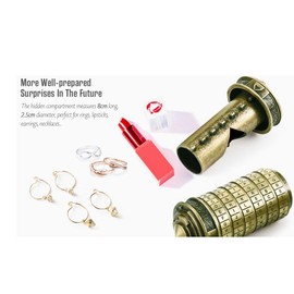 WHRMQ The Mini Da Vinci Code Cryptex Lock,Revomaze,Toy Interesting Gifts for Her or Him to All Festivals Occasions Such as Birthday or The Other Annversary.
