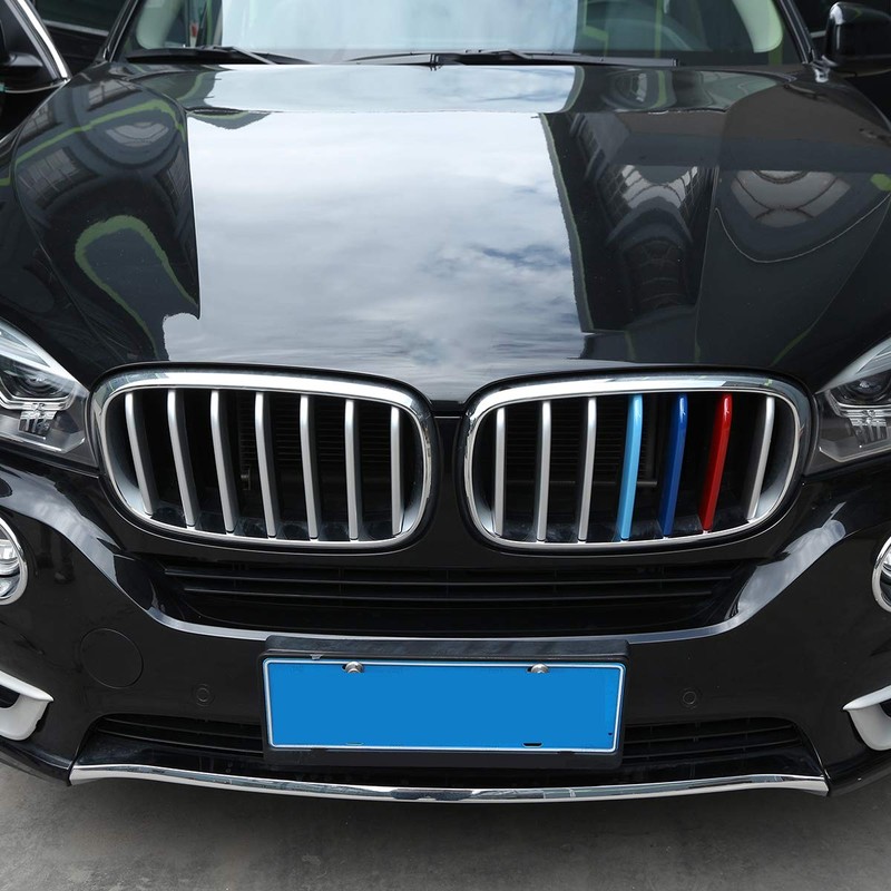 14pcs/set ABS Matte Front Grill Sequins Frame Cover Trim For