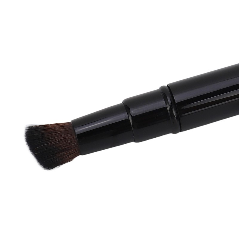 Retractable Makeup Brush Dual Ended Soft Wool Hair Portable Shadow