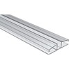 PVC Living Hinge with Groove for 1/4" Thick Panels, 12" Length (Pack of 2)