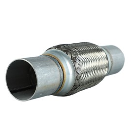 Car Exhaust Pipe Stainless Steel Rust Proof Low Noise Shock Absorption Tough Muffler Universal for Vehicle