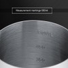 Milk Frothing Pitcher with Double Side Measurement Markings 20 oz,