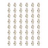 handmade 48 CUTE COW ENVELOPE SEALS LABELS STICKERS 1.2" ROUND