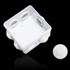 PIWOSGOL Pack of 6 Surface-Mounted Junction Boxes, Waterproof Junction Box