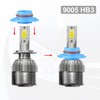 X AUTOHAUX 2pcs 9005 HB3 LED Headlight Adapter Base Bulb