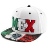 Mexican Hat Mexico Letter Embroidered Adjustable Snapback Flat Bill Baseball