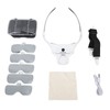 Rechargeable Headband Magnifier Hands Free Head Magnifying Glasses with 4