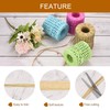 sourcing map Raffia Paper Craft Ribbon, 1/4 Inch 218 Yards