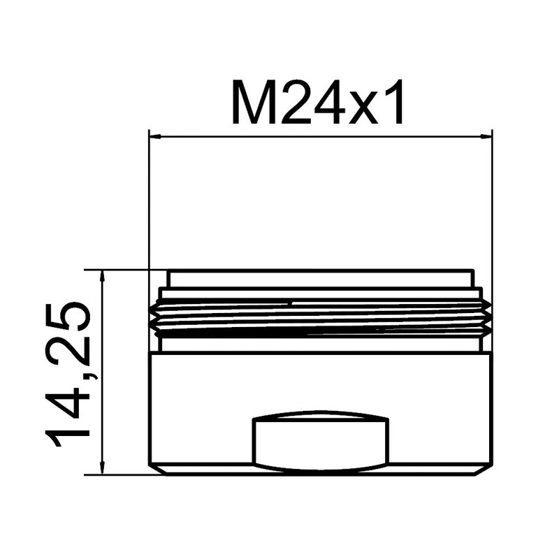 Aerator (Longlife), External Thread M24/1, Set of 5