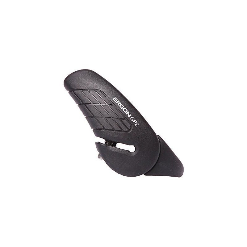 Ergon Ergonomic Handlebar Grips GP2, unisex, Fahrradgriff GP2, Black (Black),