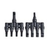ZONADAH A Pair of T Branch Connectors 1 Male to
