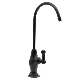 Westbrass D2033-NL-62 10" Classic 1-Lever Handle Cold Water Dispenser Faucet, Matte Black