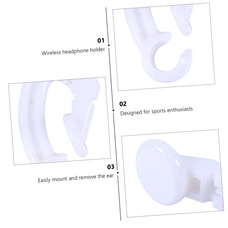 jojofuny 6pcs Lost Earbud Clips for Prevent Earphones from Falling