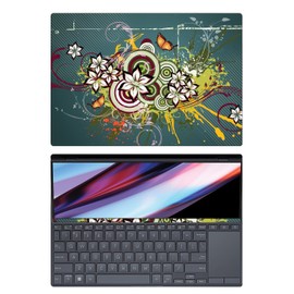 Decalrus - Protective Decal Skin Sticker for The ASUS Zenbook Pro 14 Duo OLED UX8402 (14.5" Screen) case Cover wrap ASzenbk14_ux8402-181
