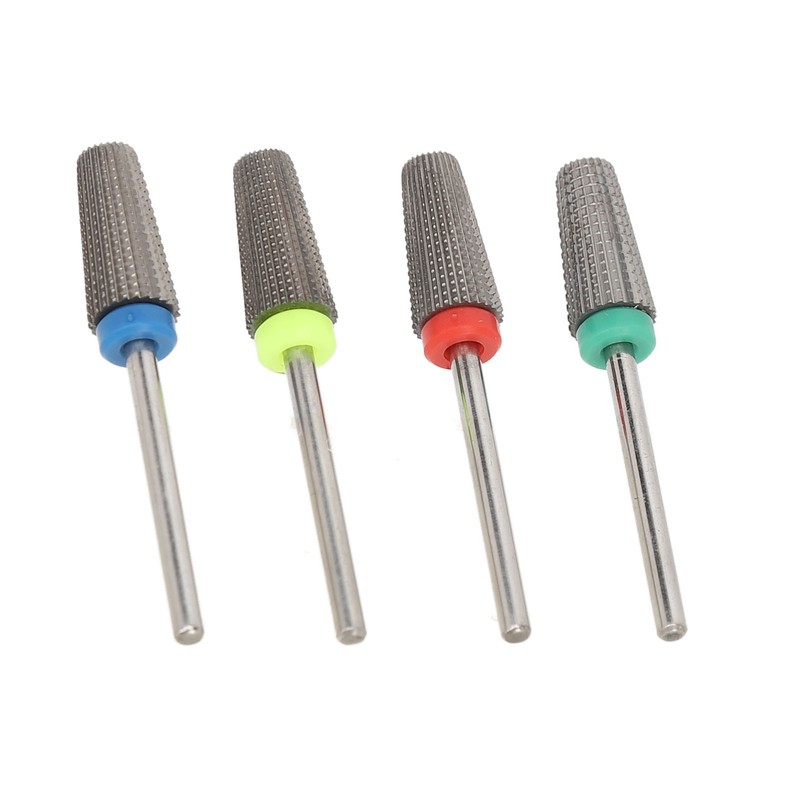 4pcs Nail Drill Bits Set Quick Remove Acrylic Professional Tungsten