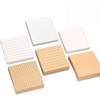6 pcs Lined Sticky Notes Self-Stick Notes 3 in x