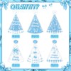 delaimastor 24Pcs Blue Bow Party Hats Coquette Cone Birthday Party
