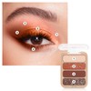 Boobeen Eyeshadow Palette 4 Pigmented Nude Matte Shimmer Eye Shadow