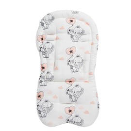 Baby Stroller Cushion Insert Infant Car Seat Mat Newborn Back and Spine Support Cotton Pad for All Seasons Type 2