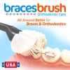 SMILE SAVER 360° * BRACES BRUSH * 3-Sided Toothbrush *