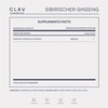 CLAV® Siberian Ginseng - 900mg Eleuthero Root Powder - Energy