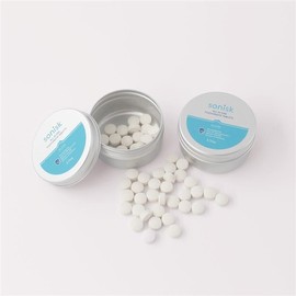 Sonisk Toothpaste Tablets – Travel-Friendly, Mess-Free Alternative to Traditional Toothpaste – Zero-Waste Packaging, No Plastic Tubes – 60 Tabs per Tin for a Fresh, Powerful Clean