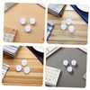 Gatuida 16pcs Transparent Double Sided Non Slip Pads Glass Table