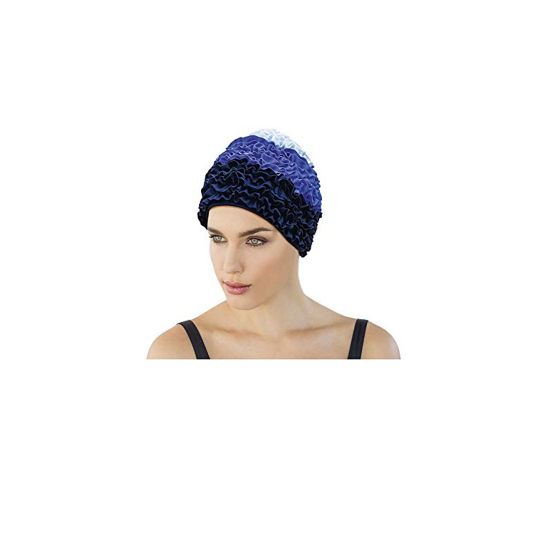 Fashy Women Frill swim cap Frill Swim Cap Wih Plastic