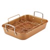 Ayesha Curry Nonstick Roaster / Roasting Pan with Rack -
