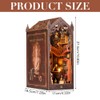 Book Nook DIY Kit, Book Corners Dollhouses Miniature House Book