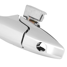 Auto Dynasty Factory Style Front Exterior Car Door Handle with Key Hole Compatible with Honda Accord Crosstour 2010-2015, Driver Left Side, Chrome