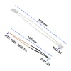 1 Set Keramik Heizung Thermistor Temperatursensor für 3D-Drucker-Extrusionsgeräte-Zubehör Metall-Halteklammer kompatibel