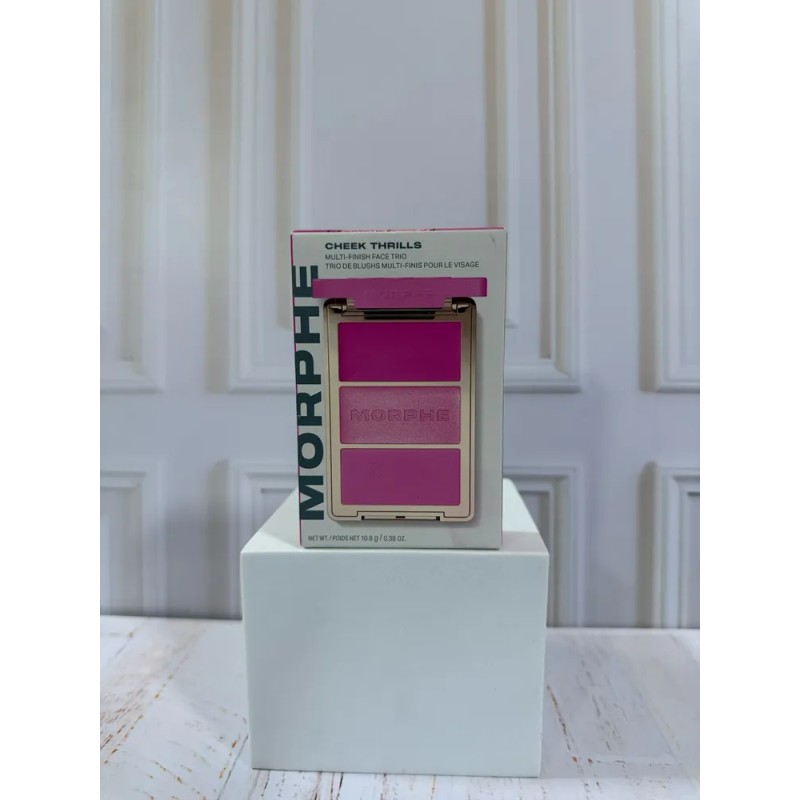 Rubor Morphe Cheek Thrills Multi-finish Face Trio Paleta Apres-ski