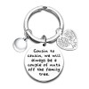 Funny Cousin Gifts Keyring Inspirational Key Ring Gift for Cousin