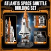 Space Shuttle Building Blocks Set, 616 Pieces Mini Rocket Model