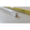 6061 Aluminum Square Bar, 1/2" Square x 36" Long, Solid