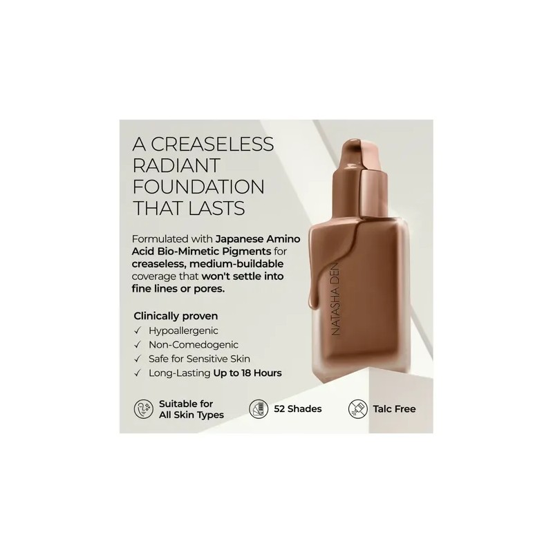 Natasha Denona Hy-glam Foundation Base De Maquillaje Híbrida