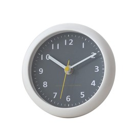 Tinopui Watch, Waterproof, Bath, Kitchen, Analog, Wall Hanging, Time, Silent, Suction Cup, Mini, White, Black