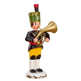 Hubrig-Volkskunst Winter Children Bergmann Tenor Horn Height 9 cm